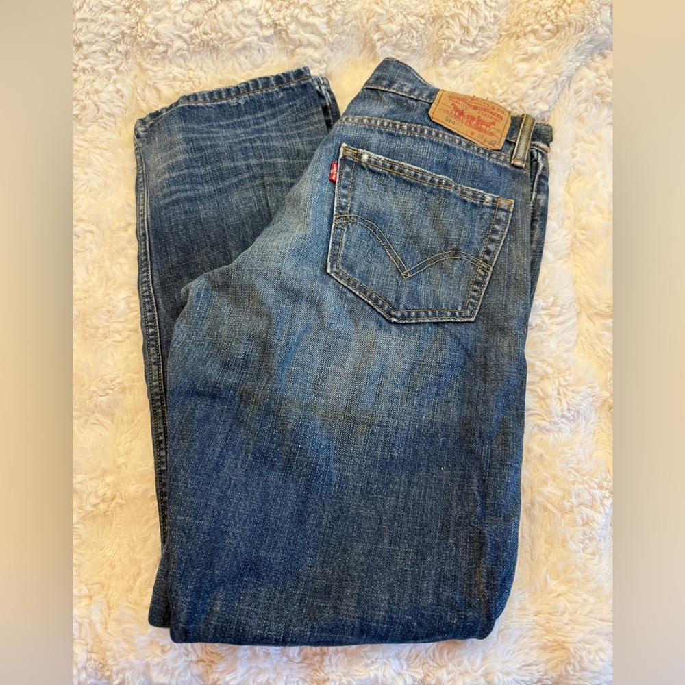 Vintage Men's Size 34 X 32 Levi's 514 Blue Denim Jeans